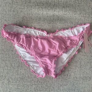 Victoria's Secret Pink Ruffled Swim Bottom